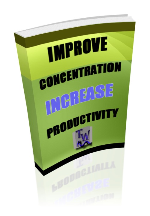 Product picture Improve Concentration, Increase Productivity!